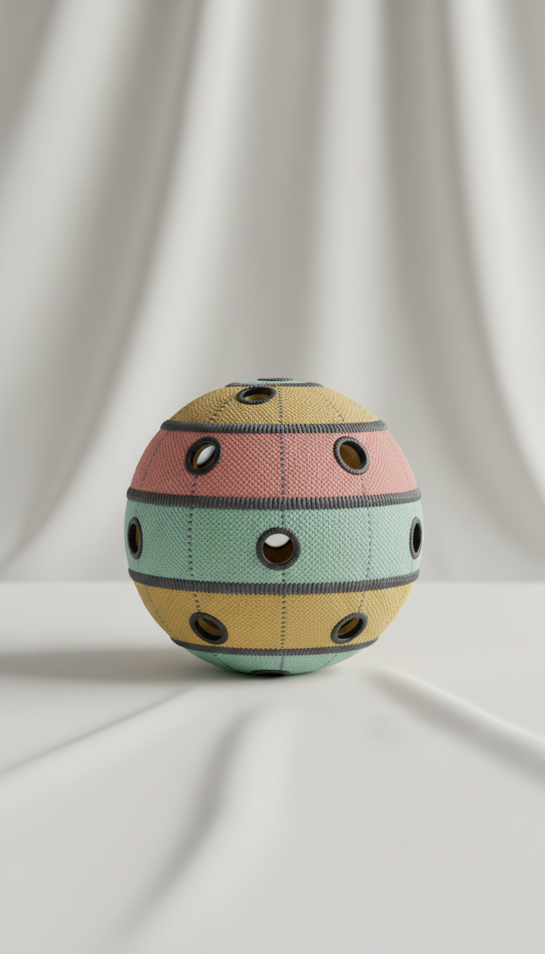Interactive Striped Pet Toy
