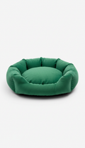 Electric Green Plush Pet Bed