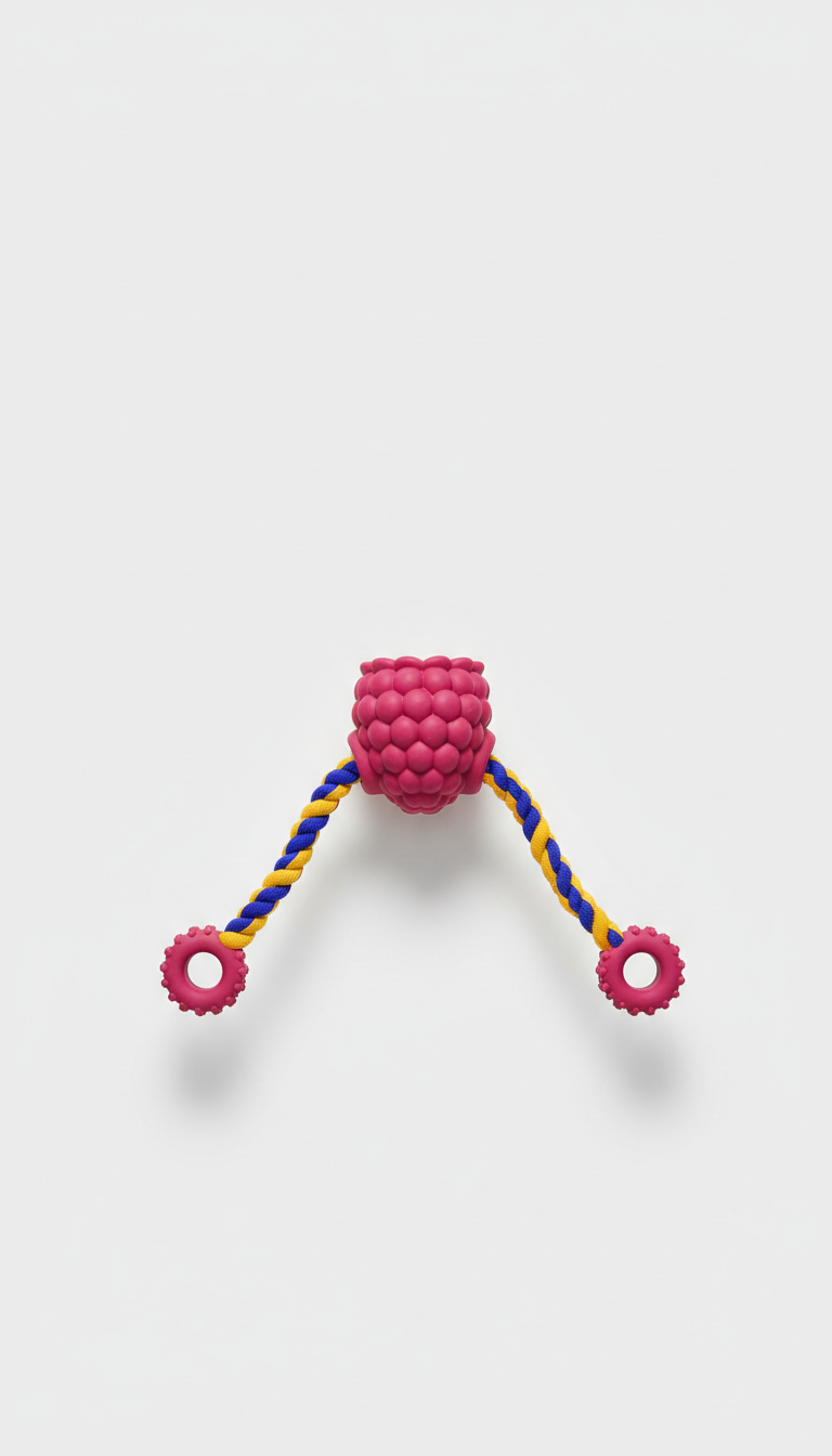 Raspberry Pop Interactive Tug Toy